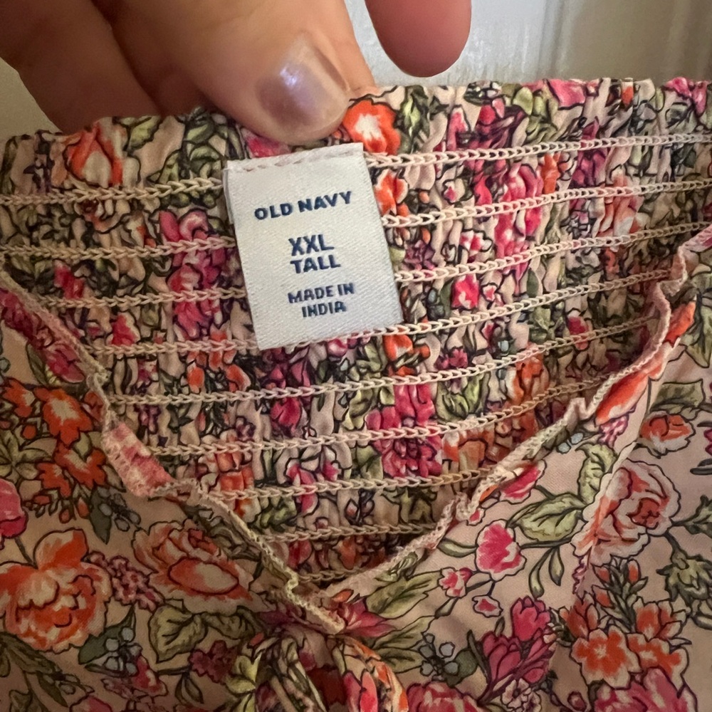 Pink Floral Old Navy Dress